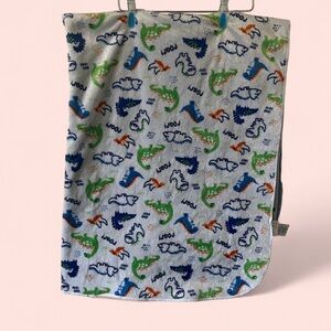 Infant Toddler Baby Boy Kidgets Dinosaur Plush Sherpa Cozy 30 x 40 Blanket
